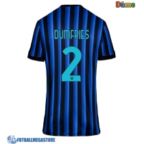 Fotballdrakt Dame Inter Milan Denzel Dumfries #2 Hjemmedrakt 2025-26 Kortermet